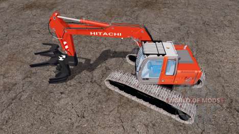 Hitachi ZX110 feller buncher for Farming Simulator 2015