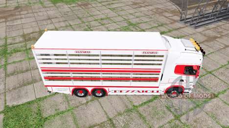 Scania R730 cattle transport v2.1 for Farming Simulator 2017