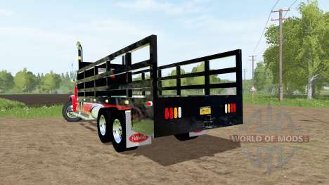 Peterbilt 388 stake bed for Farming Simulator 2017