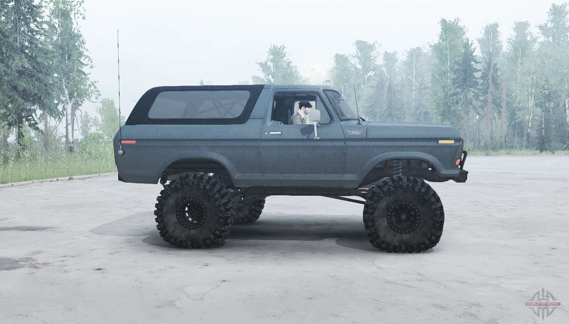 Ford Bronco Custom U150 1978 For Mudrunner