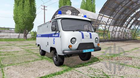 UAZ 3909 Police for Farming Simulator 2017
