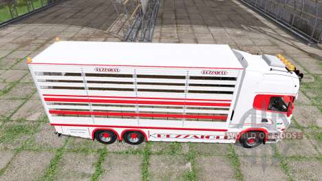 Scania R730 cattle transport v2.2 for Farming Simulator 2017