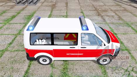 Volkswagen Transporter (T5) rettungsdienst for Farming Simulator 2017