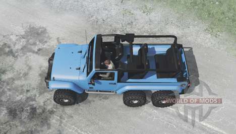Jeep Wrangler (JK) 6x6 crawler for Spintires MudRunner