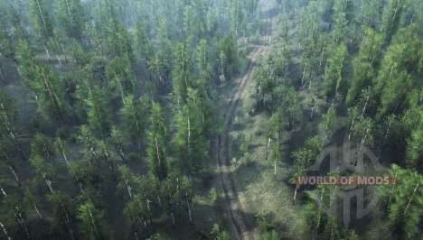 The upper reaches of the river Caen for Spintires MudRunner
