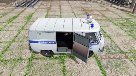 UAZ 3909 Police for Farming Simulator 2017