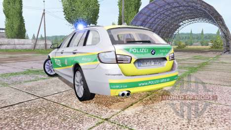 BMW 530d Touring (F11) polizei bayern for Farming Simulator 2017