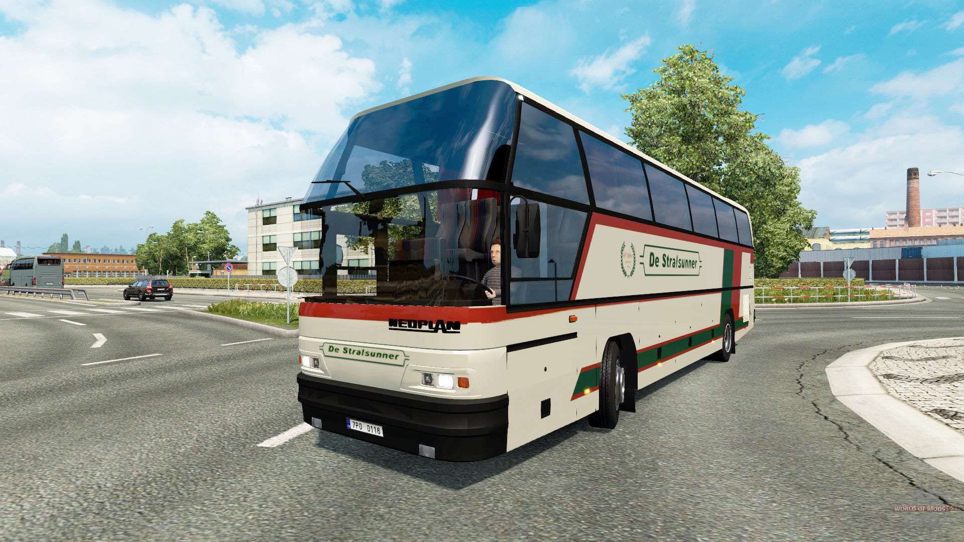  Bus  traffic v1 9 for Euro  Truck  Simulator 2