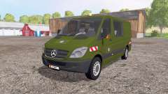 Mercedes-Benz Sprinter 211 CDI belgian army for Farming Simulator 2015