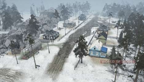 Winter-Siberia v1.1 for Spintires MudRunner