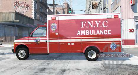Gavril H-Series F.N.Y.C ambulance for BeamNG Drive