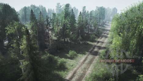 The village Forest area for Spintires MudRunner