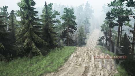 Extreme roads C. Petrashovka for Spintires MudRunner