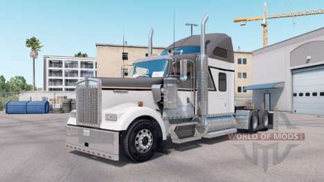 Skin Master Gray on the truck Kenworth W900 for American Truck Simulator