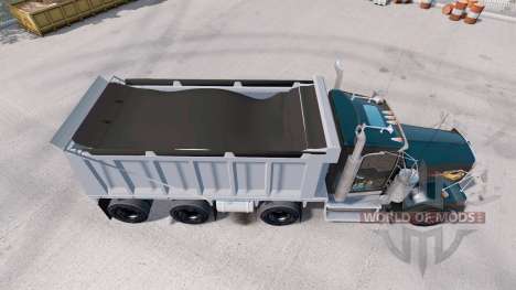 Kenworth W900 dump truck v1.1 for American Truck Simulator