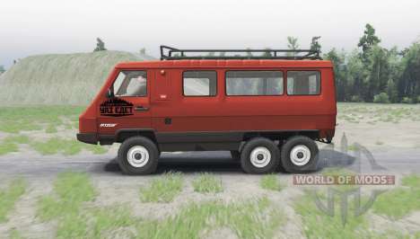 UAZ 3972 experienced 1990 6x6 v1.1 for Spin Tires