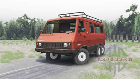 UAZ 3972 experienced 1990 6x6 for Spin Tires