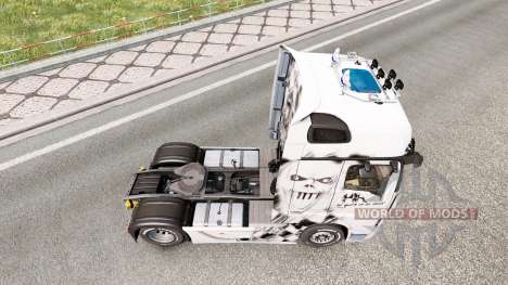 Скин Iron Maiden на Mercedes-Benz Actros MP4 for Euro Truck Simulator 2
