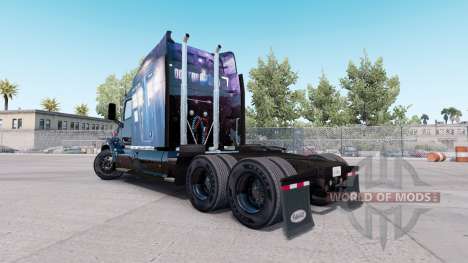 Doctor Who skin for the truck Peterbilt 579 for American Truck Simulator