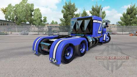 Skin Blue Rollin in the truck Peterbilt 379 for American Truck Simulator