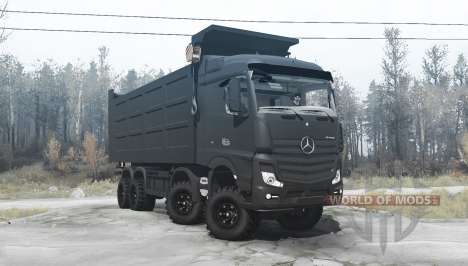 Mercedes-Benz Actros (MP4) chassis 8x8 for Spintires MudRunner
