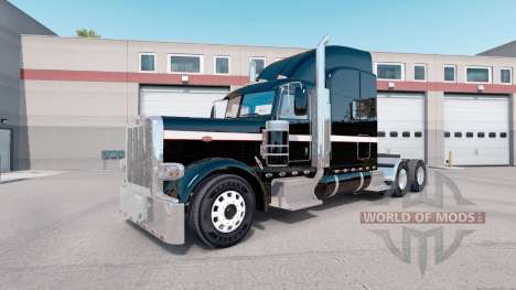 Skin Metallic Paintable for the truck Peterbilt  for American Truck Simulator