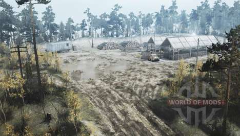 On the other side of the river v1.1 for Spintires MudRunner