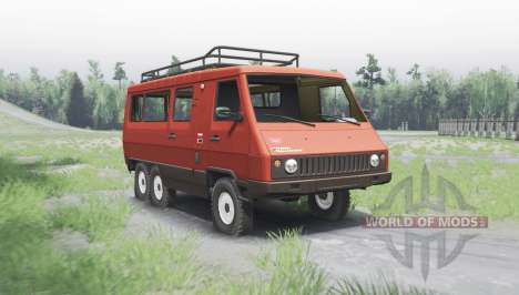 UAZ 3972 experienced 1990 6x6 for Spin Tires