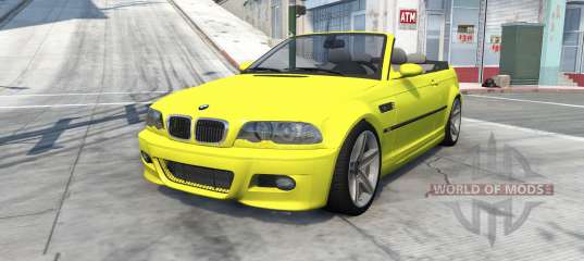 BMW M3 cabrio (E46) 2001 for BeamNG Drive