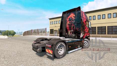 MSI Gaming skin for the Volvo FH truck series for Euro Truck Simulator 2