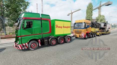 Heavy Haulage Convoy for Euro Truck Simulator 2