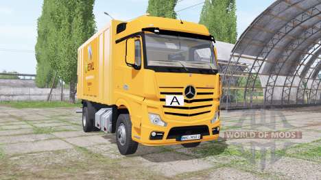 Mercedes-Benz Actros (MP4) garbage truck for Farming Simulator 2017