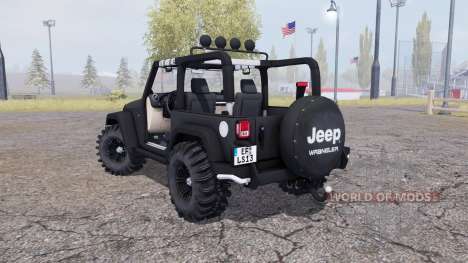 Jeep Wrangler (JK) v2.1 for Farming Simulator 2013