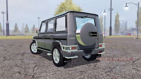 Mercedes-Benz G500 (W463) Unmarked Police for Farming Simulator 2013