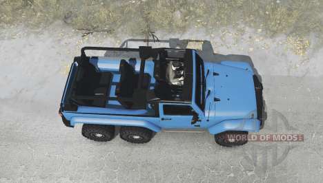 Jeep Wrangler (JK) 6x6 turbo for Spintires MudRunner