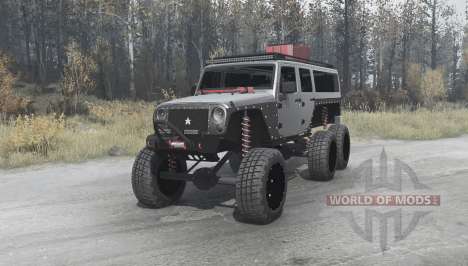 Jeep Wrangler Unlimited 6x6 (JK) crawler for Spintires MudRunner