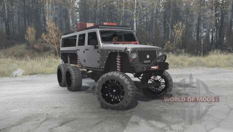 Jeep Wrangler Unlimited 6x6 (JK) crawler for Spintires MudRunner
