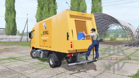 Mercedes-Benz Actros (MP4) garbage truck for Farming Simulator 2017