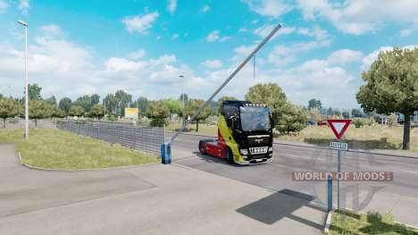 The animation of the gate for Euro Truck Simulator 2
