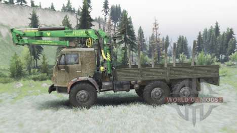 KamAZ 43101 for Spin Tires
