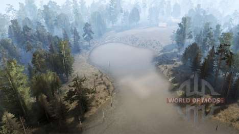 Mountain river for Spintires MudRunner
