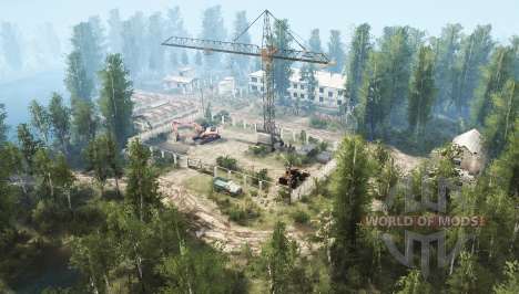 The road in the USSR for Spintires MudRunner