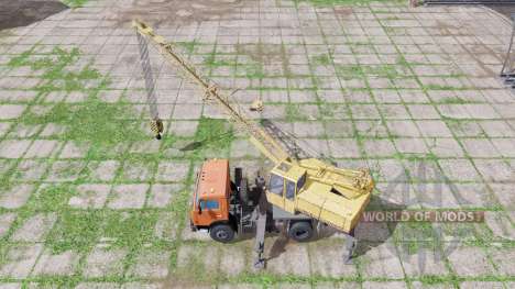 KAMAZ 43255 crane for Farming Simulator 2017