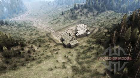 The construction of the road for Spintires MudRunner