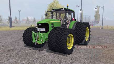 John Deere 7530 Premium twin wheels for Farming Simulator 2013