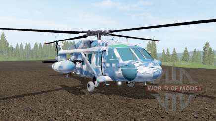 Sikorsky UH-60L Black Hawk winter camo for Farming Simulator 2017