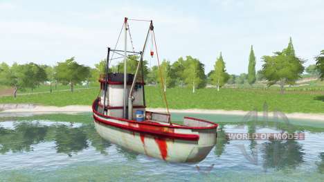 Fishing vessel for Farming Simulator 2017
