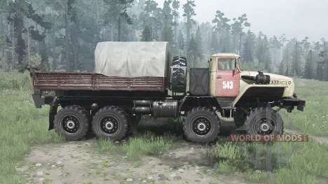 Ural 6614 for Spintires MudRunner