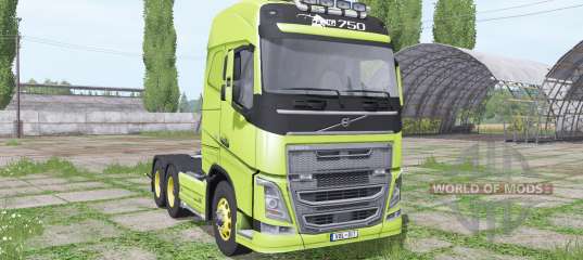 Volvo FH16 750 interactive control for Farming Simulator 2017