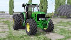 John Deere 7430 Premium dual rear for Farming Simulator 2017
